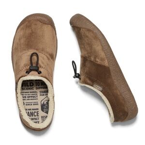 NWOT Keen Howser III Outdoor Slide in Brown Dark Earth Velour Women's Size 7